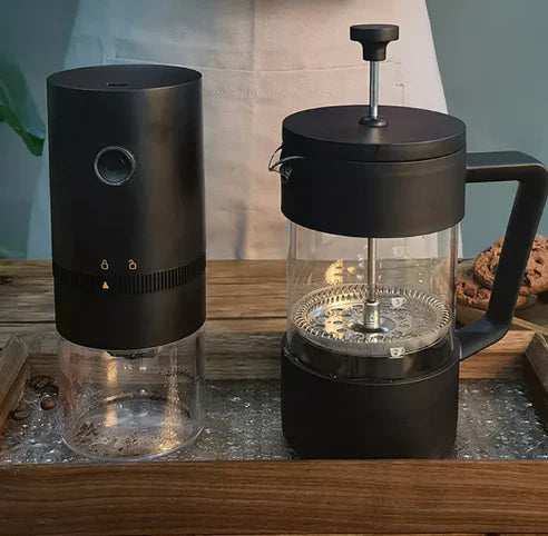 Portable electric coffee grinder